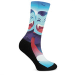 Cute Dracula Print Crew Socks