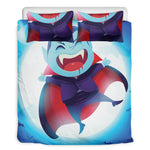 Cute Dracula Print Duvet Cover Bedding Set