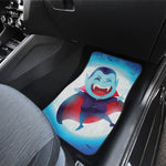 Cute Dracula Print Front Car Floor Mats
