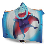 Cute Dracula Print Hooded Blanket