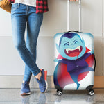 Cute Dracula Print Luggage Cover