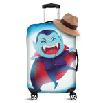 Cute Dracula Print Luggage Cover