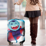 Cute Dracula Print Luggage Cover