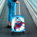 Cute Dracula Print Luggage Cover