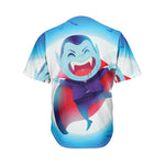 Cute Dracula Print Men's Baseball Jersey