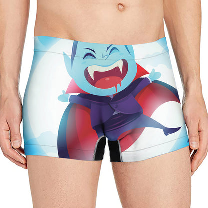 Cute Dracula Print Men's Boxer Briefs