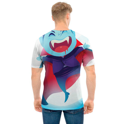 Cute Dracula Print Men's T-Shirt