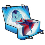 Cute Dracula Print Pet Car Back Seat Cover