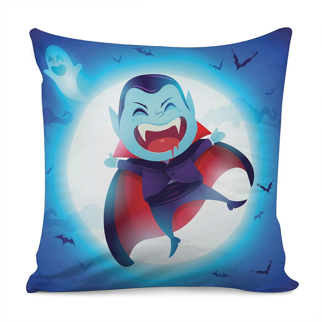 Cute Dracula Print Pillow Cover