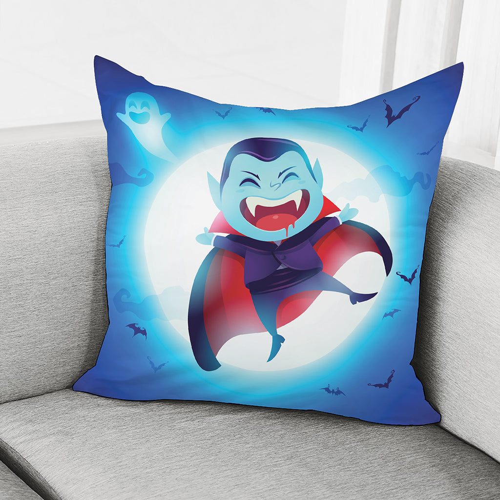 Cute Dracula Print Pillow Cover