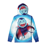 Cute Dracula Print Pullover Hoodie