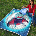 Cute Dracula Print Quilt