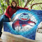 Cute Dracula Print Quilt