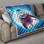 Cute Dracula Print Quilt