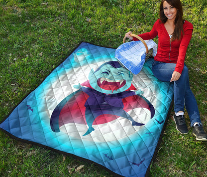 Cute Dracula Print Quilt
