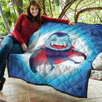 Cute Dracula Print Quilt
