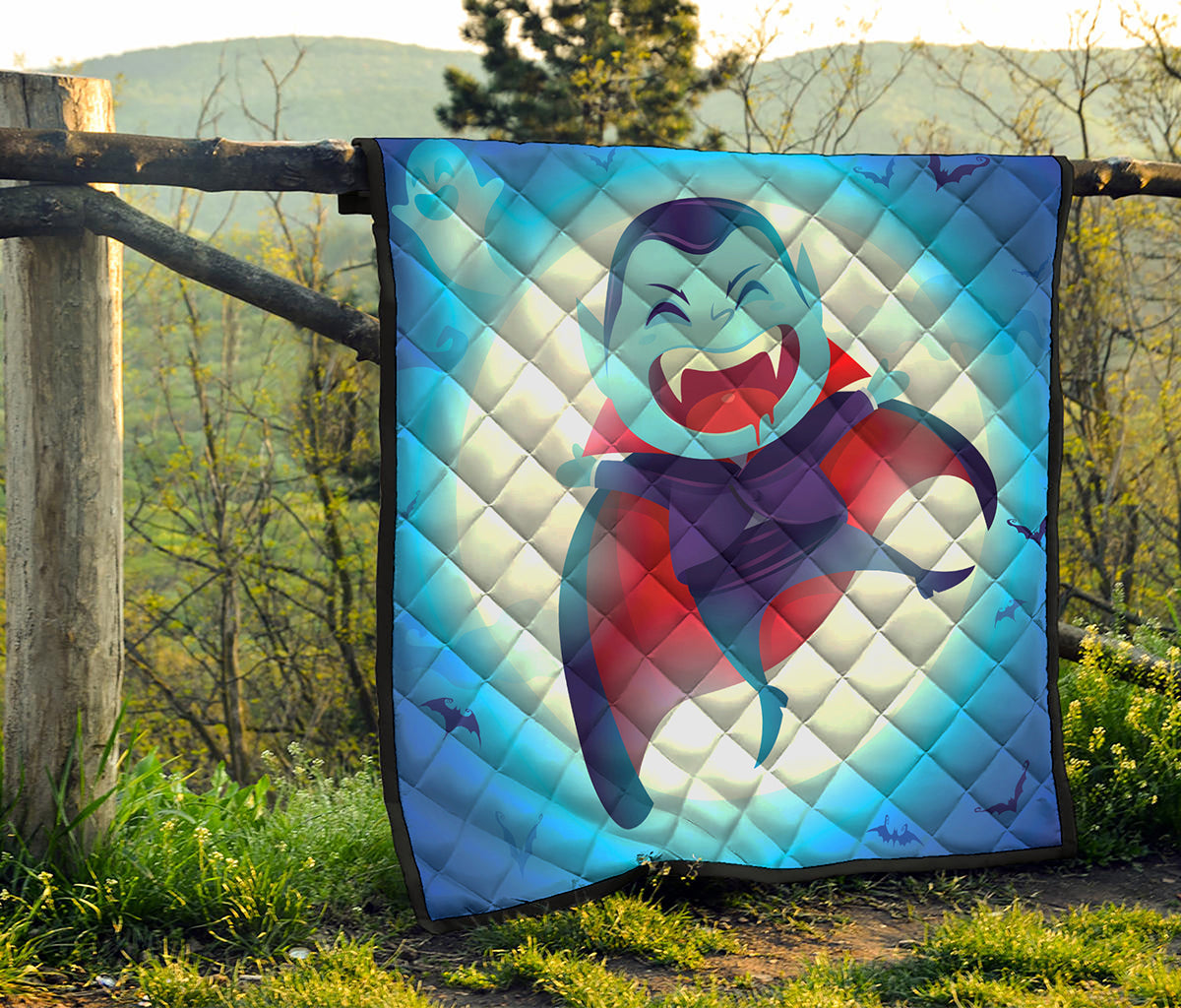Cute Dracula Print Quilt