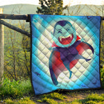 Cute Dracula Print Quilt