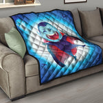 Cute Dracula Print Quilt
