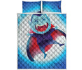 Cute Dracula Print Quilt Bed Set