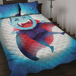Cute Dracula Print Quilt Bed Set