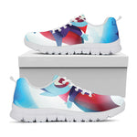 Cute Dracula Print White Sneakers