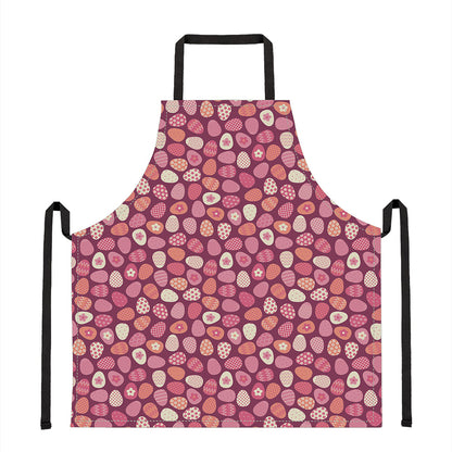 Cute Easter Eggs Pattern Print Apron
