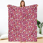 Cute Easter Eggs Pattern Print Blanket