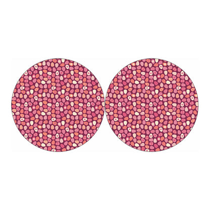 Cute Easter Eggs Pattern Print Car Coasters