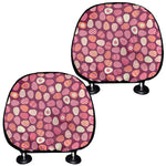 Cute Easter Eggs Pattern Print Car Headrest Covers