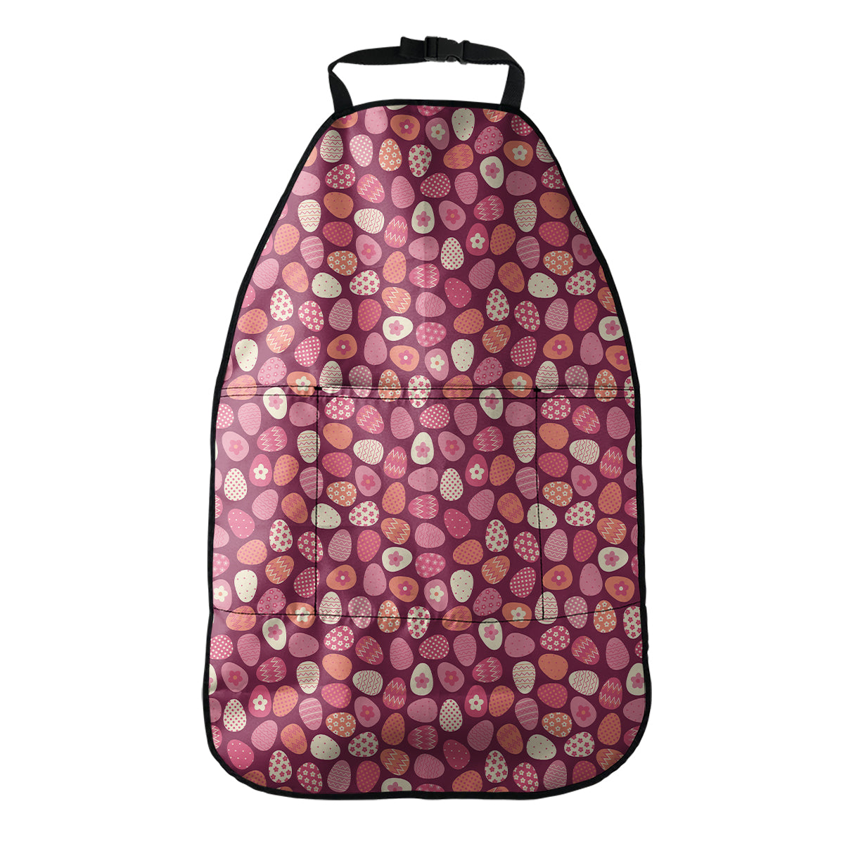 Cute Easter Eggs Pattern Print Car Seat Organizers