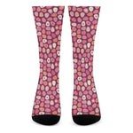 Cute Easter Eggs Pattern Print Crew Socks