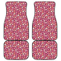 Cute Easter Eggs Pattern Print Front and Back Car Floor Mats