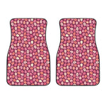 Cute Easter Eggs Pattern Print Front Car Floor Mats