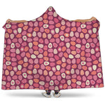 Cute Easter Eggs Pattern Print Hooded Blanket