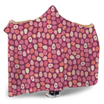 Cute Easter Eggs Pattern Print Hooded Blanket