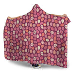 Cute Easter Eggs Pattern Print Hooded Blanket