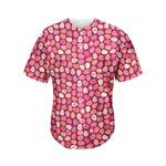 Cute Easter Eggs Pattern Print Men's Baseball Jersey