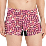 Cute Easter Eggs Pattern Print Men's Boxer Briefs