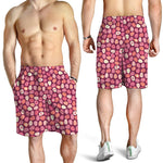Cute Easter Eggs Pattern Print Men's Shorts