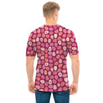 Cute Easter Eggs Pattern Print Men's T-Shirt