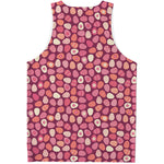 Cute Easter Eggs Pattern Print Men's Tank Top