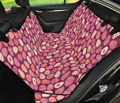 Cute Easter Eggs Pattern Print Pet Car Back Seat Cover