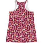 Cute Easter Eggs Pattern Print Women's Racerback Tank Top