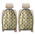 Cute Eggplant Pattern Print Car Seat Organizers