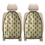 Cute Eggplant Pattern Print Car Seat Organizers