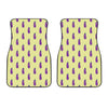 Cute Eggplant Pattern Print Front Car Floor Mats