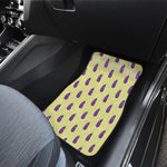 Cute Eggplant Pattern Print Front Car Floor Mats