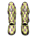 Cute Eggplant Pattern Print Muay Thai Shin Guard