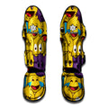 Cute Emoji Pattern Print Muay Thai Shin Guards